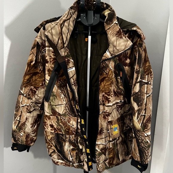 Browning Hydro-Fleece HMX Odorsmart Hunting Camouflage Jacket - Picture 4 of 7